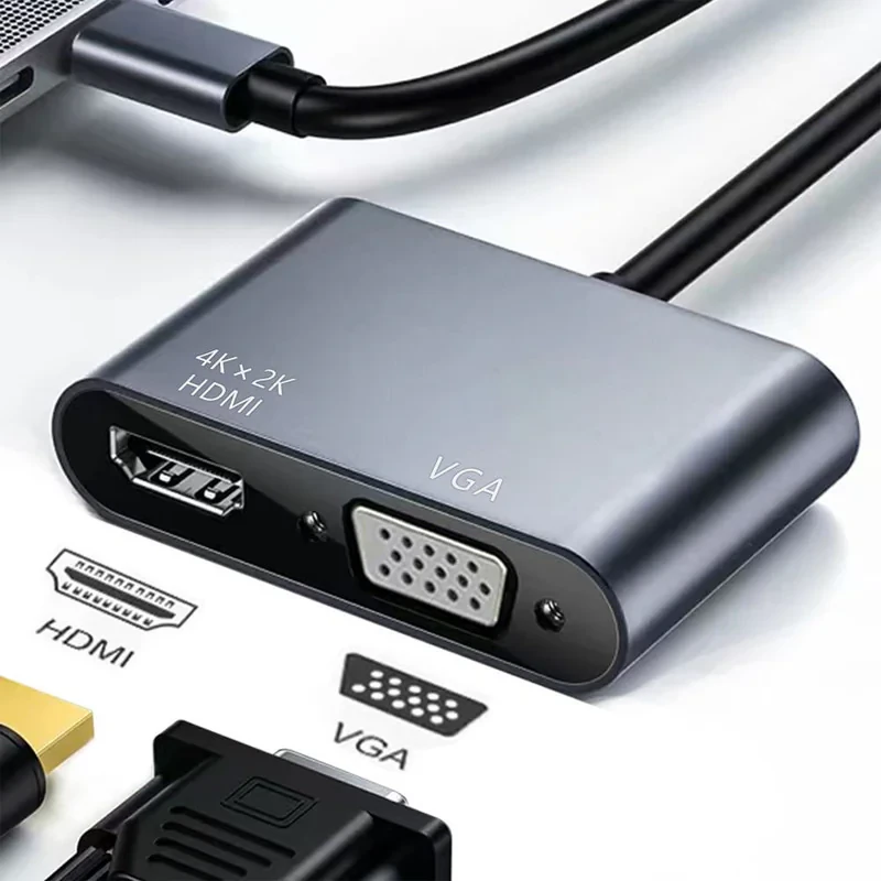 مبدل USB-C به HDMIVGA مدل DJ61316