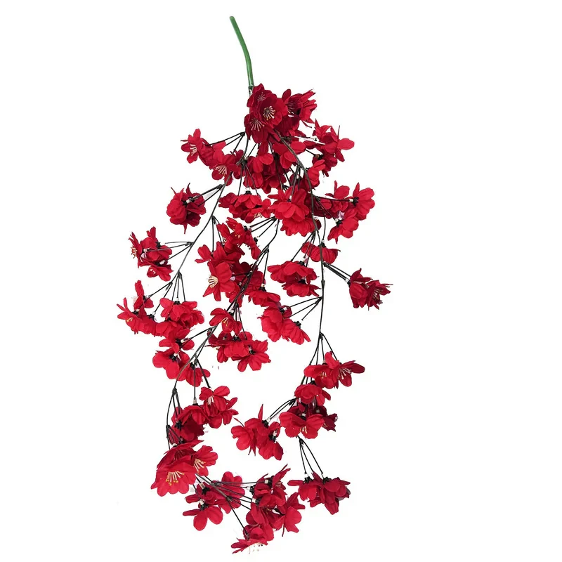 گل مصنوعی آویز مدل تیارا، ابعاد 10×10×60 سانتی‌متر، وزن 100 گرم