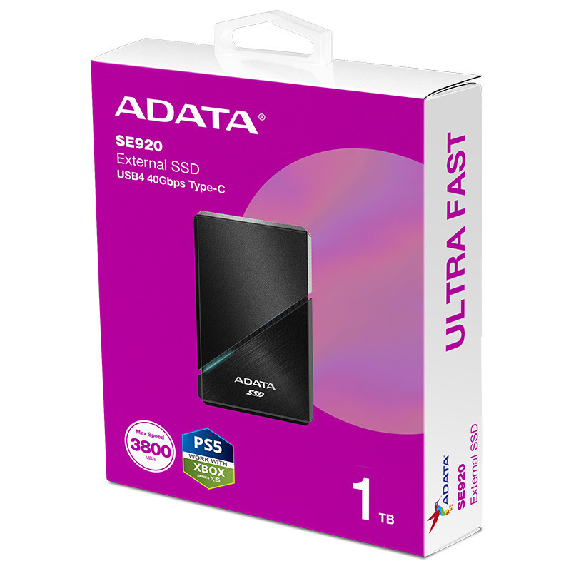 اس اس دی اکسترنال ای دیتا مدل SE920 ظرفیت 1 ترابایت رابط USB 3.2 Gen2
