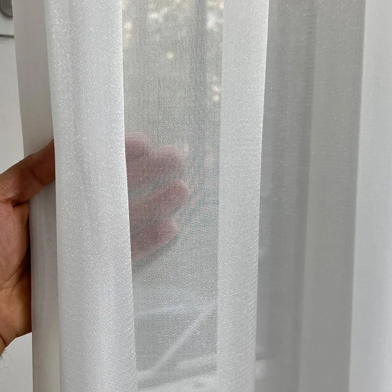 پرده مدل پانچ حریر شاین سایز 285x200 سانتیمتر