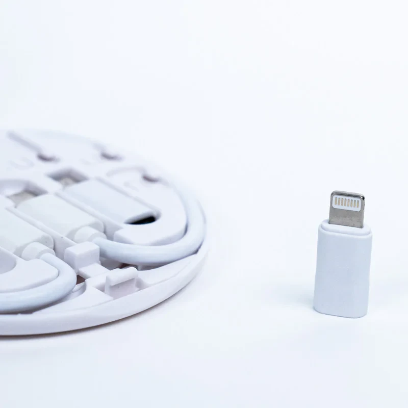 کابل تبدیل USB-C به USB-C  لایتنینگ  USB  micro-USB فوربری مدل RC190 طول 0.23 متر