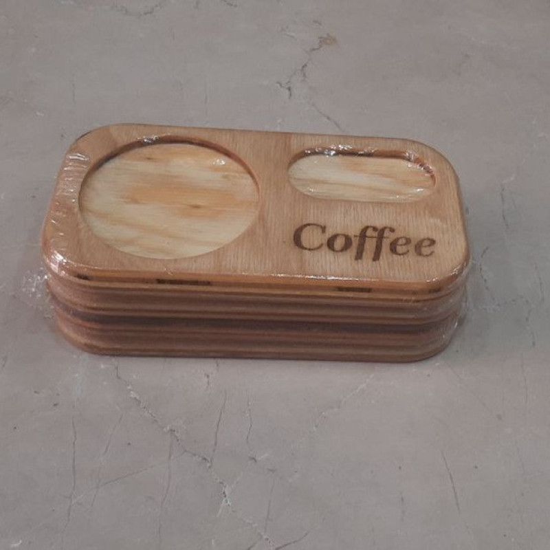 سینی سرو مدل coffee بسته 4 عددی