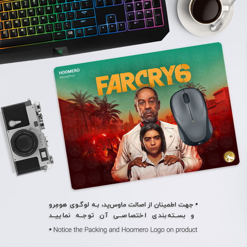 ماوس پد هومرو طرح بازی فارکرای مدل A1300