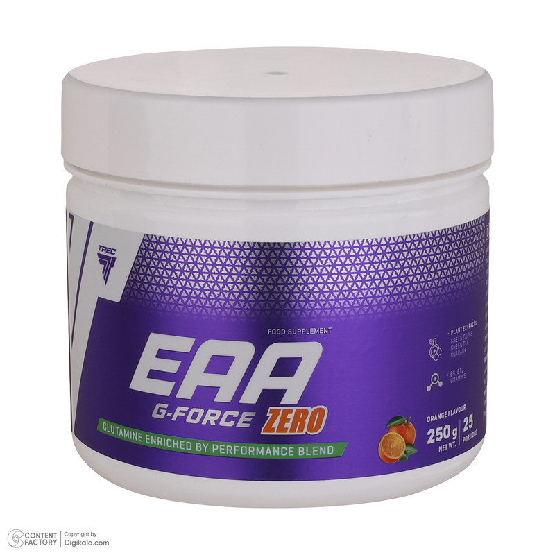 پودر آمینو EAA با طعم پرتقال ترک نوتریشن وزن 250 گرم