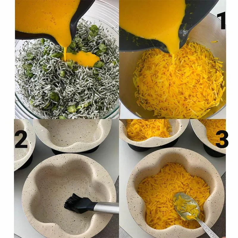 قالب کیک به گز مدل گل