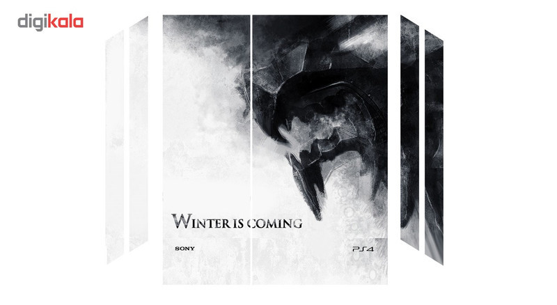 برچسب افقی پلی استیشن 4 گراسیپا طرح Winter-03