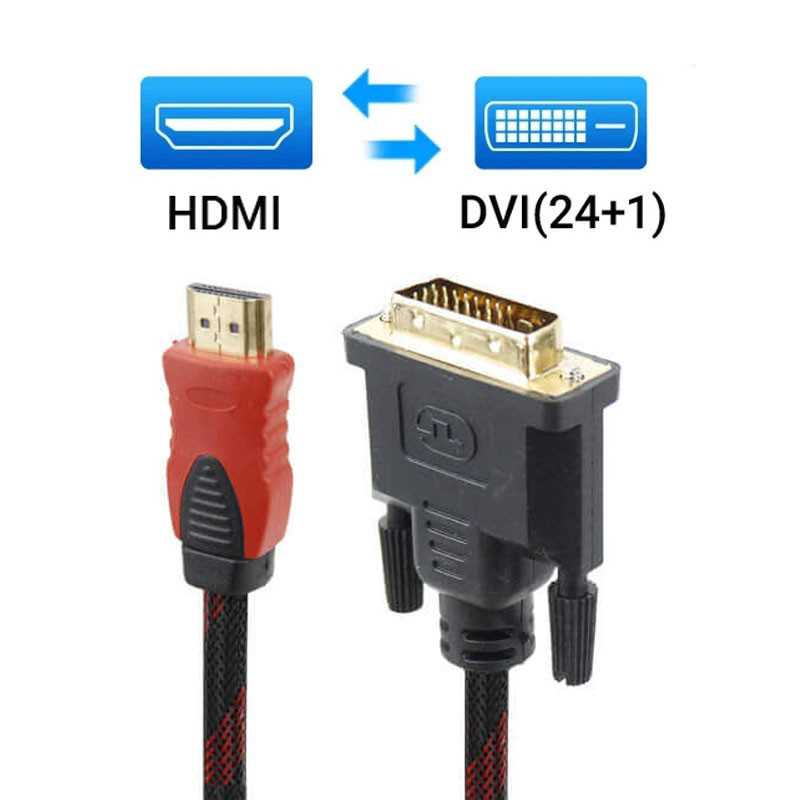 کابل تبدیل HDMI به DVI مدل FHD طول 3 متر