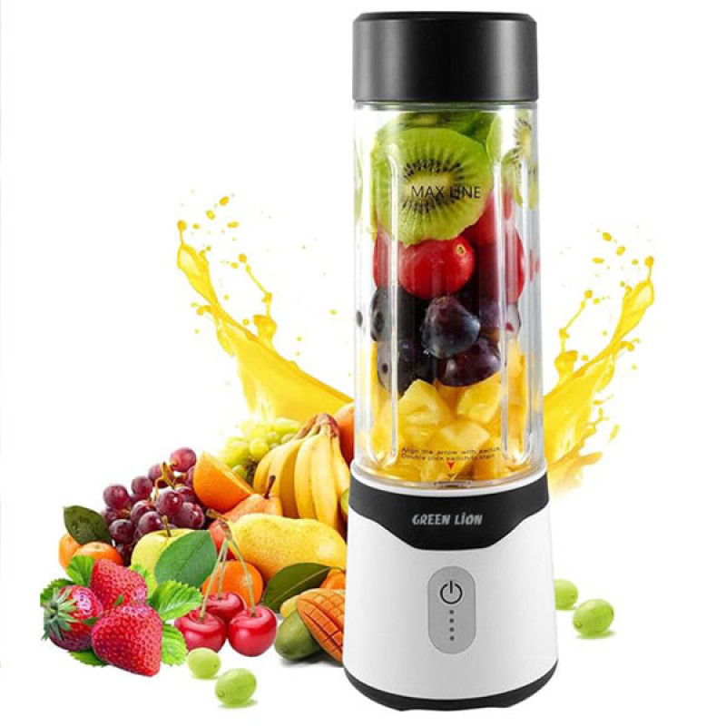 شیکر شارژی 2 تکه گرین لاین مدل GNSUMBL گنجایش 0.8 لیتر