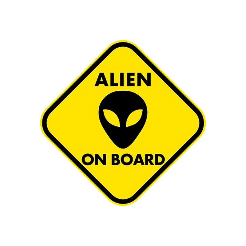 برچسب موتور سیکلت رایسان طرح Alien On Board کد sm0110