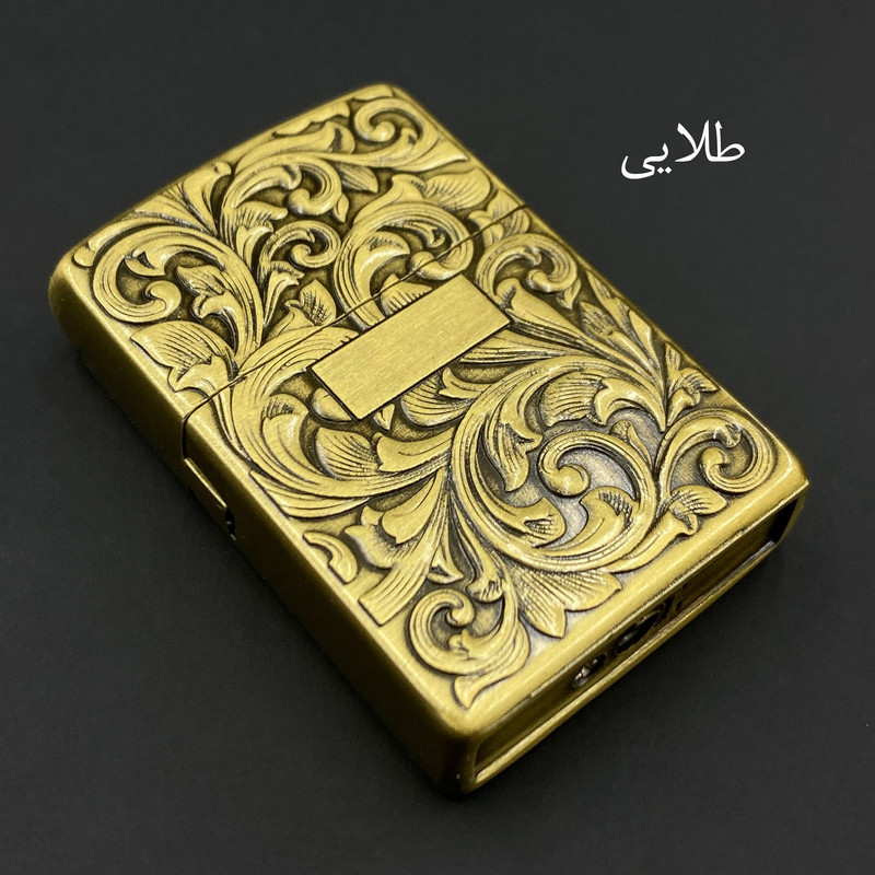 فندک مدل سنگی طرح بته جقه کد DKD-1492