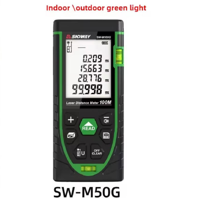 متر لیزری سندوی مدل SW-M50G برد 50 متر