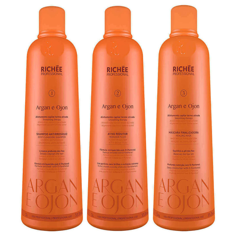 مجموعه مراقبت مو ریچی پروفشنال مدل کراتین حجم 3000 میلی لیتر