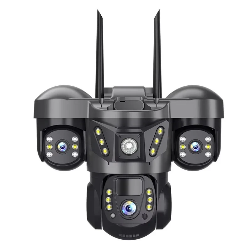 دوربین مداربسته تحت شبکه سه لنزی 12 مگاپیکسل مدل SC31-G-L 4G با قابلیت چرخش 360 درجه، دید در شب، تشخیص حرکت هوشمند، مکالمه دو طرفه و مقاوم در برابر آب