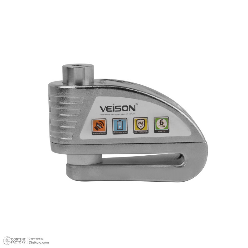 قفل دیسکی موتورسیکلت ویژن مدل دزدگیردار DX19-S