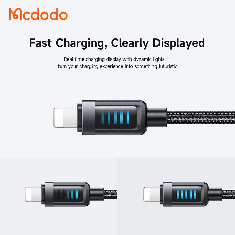 کابل تبدیل USB-C به لایتنینگ مک دودو مدل CA-034 طول 1.2 متر