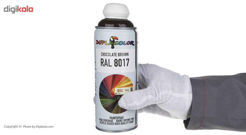 اسپری رنگ قهوه ای شکلاتی دوپلی کالر مدل RAL 8017 حجم 400 میلی لیتر