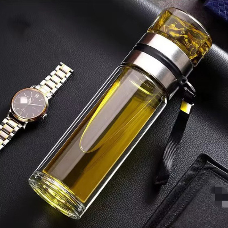 فلاسک دمنوش ساز  سفری مدل Double F