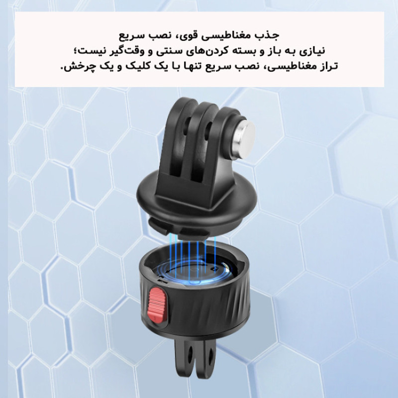 مانت مغناطیسی پلوز مدل Robust مناسب دوربین‌های ورزشی