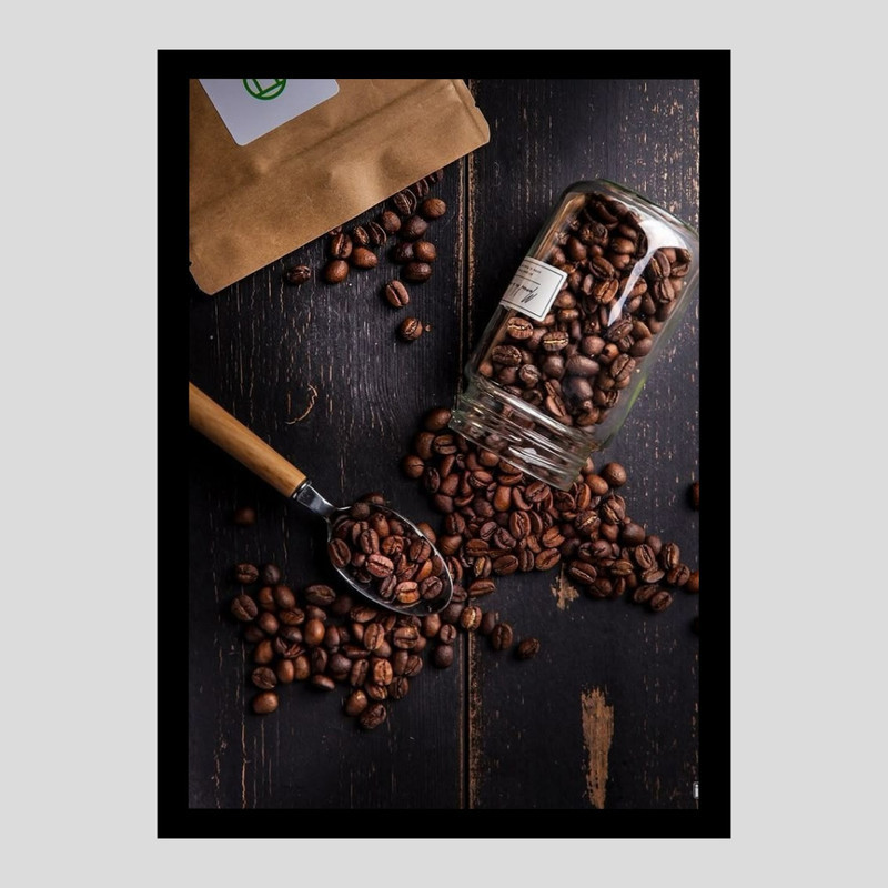 تابلو طرح کافه و قهوه کد Cafe84 مجموعه 7 عددی