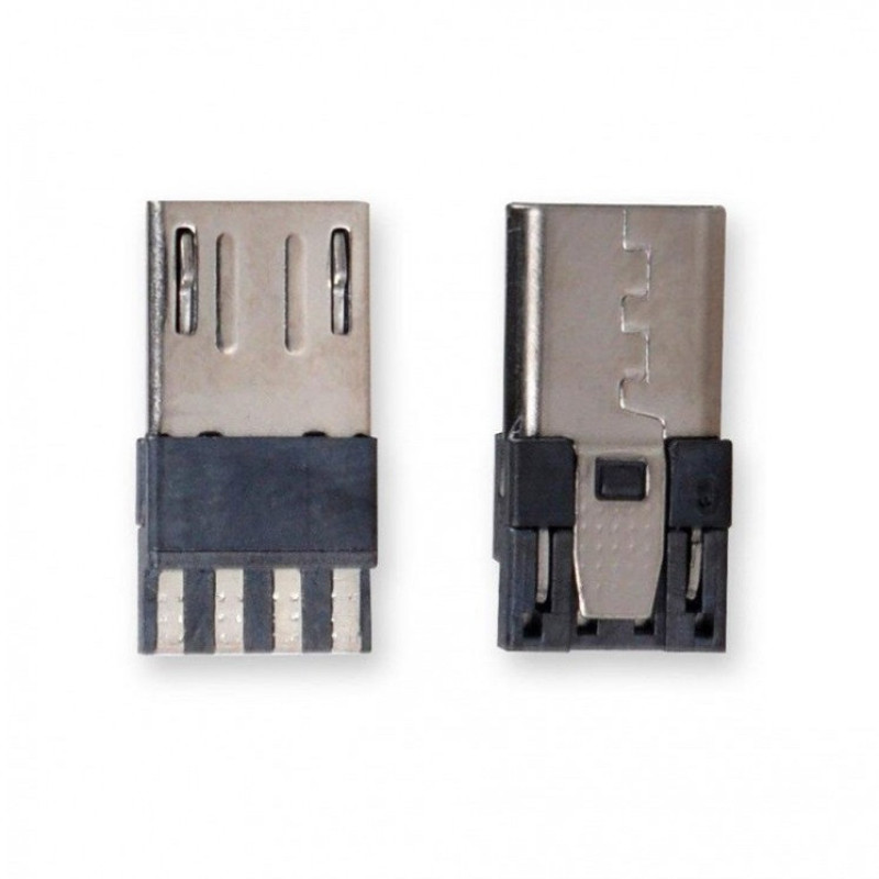 سوکت نری Micro USB مدل 4PIN بسته 5 عددی