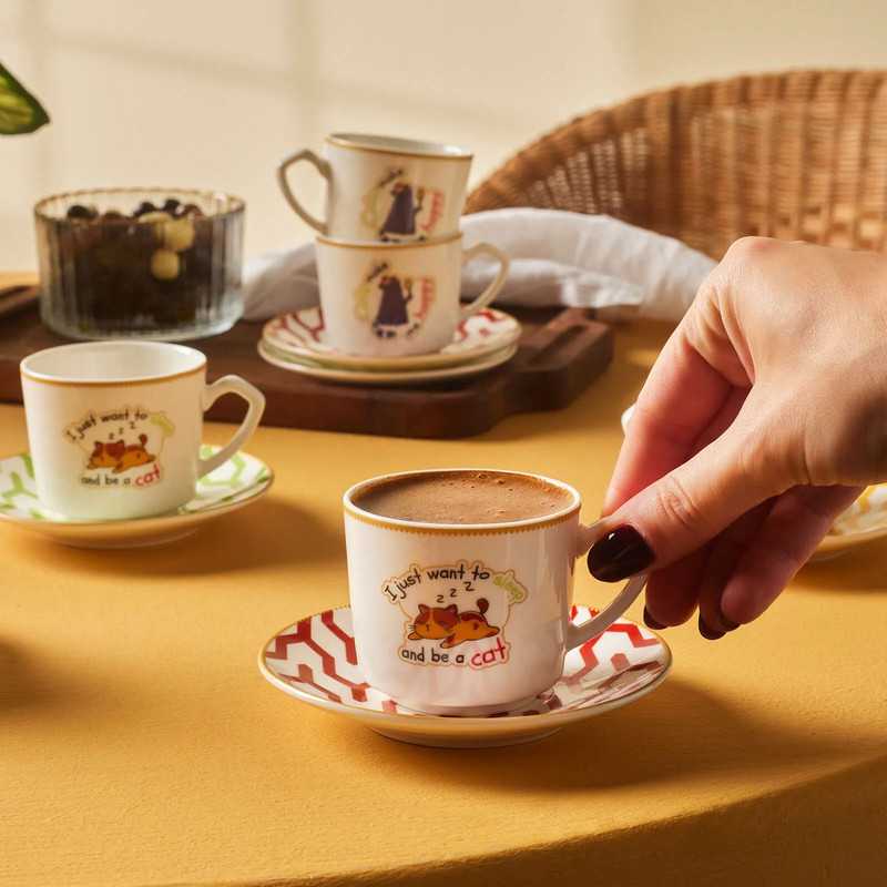 سرویس قهوه خوری 12 پارچه 6 نفره کاراجا مدل Bonbon