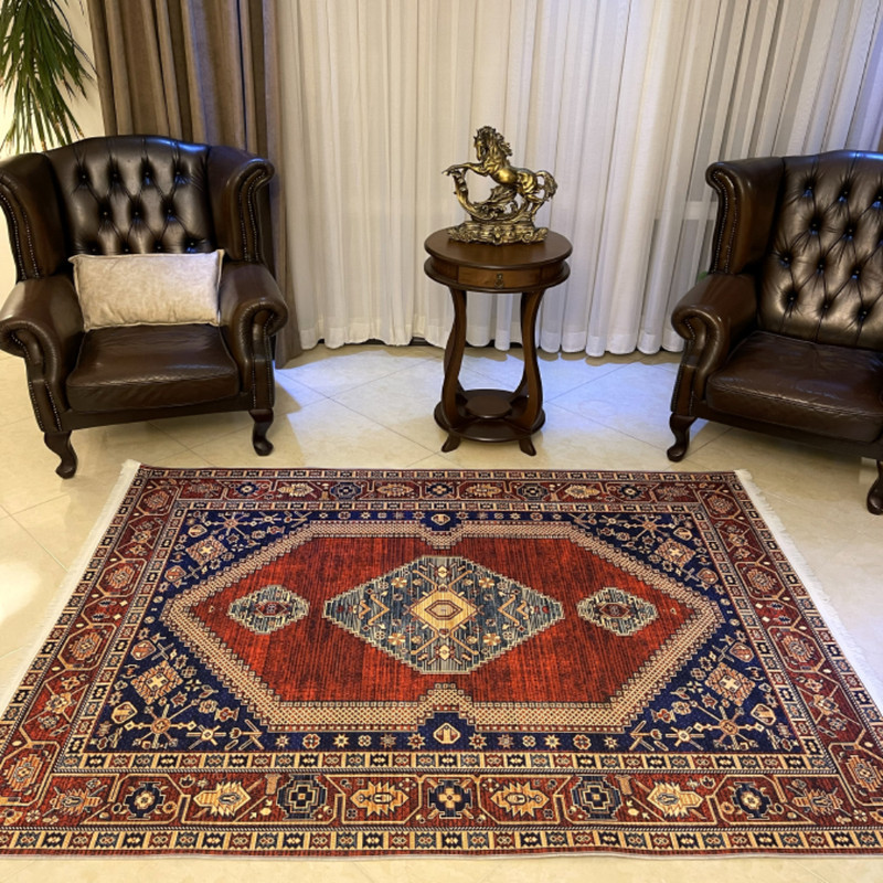 فرش پارچه‌ای مدل سنتی هنرستان