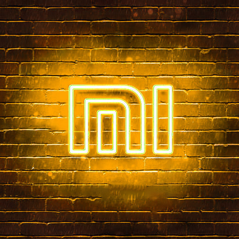 چراغ نئون طرح xiaomi