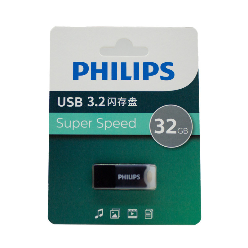 فلش مموری فیلیپس مدل FM10UA-B 3.2 ظرفیت 32 گیگابایت با رابط USB 3.2