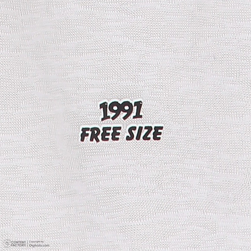 کراپ تی شرت زیپ‌دار ورزشی آستین کوتاه زنانه نوزده نودیک مدل TS1992 W