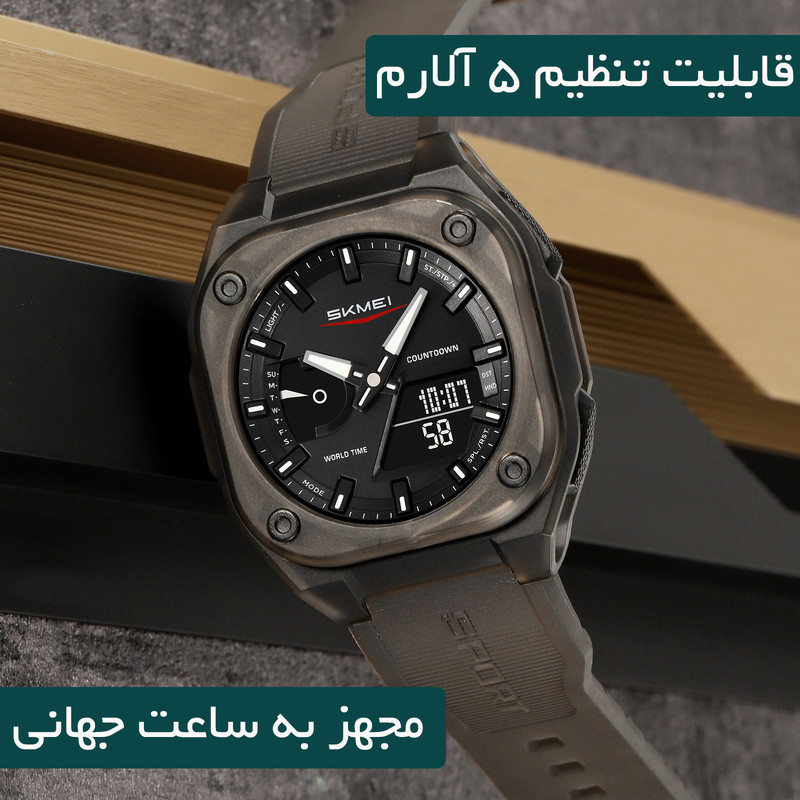 ساعت مچی دیجیتال مردانه اسکمی مدل 23-28BK