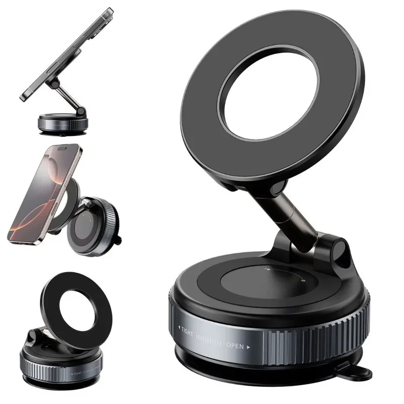 پایه نگهدارنده گوشی موبایل مدل  X68 Vacuum Suction Magnetic Bracket