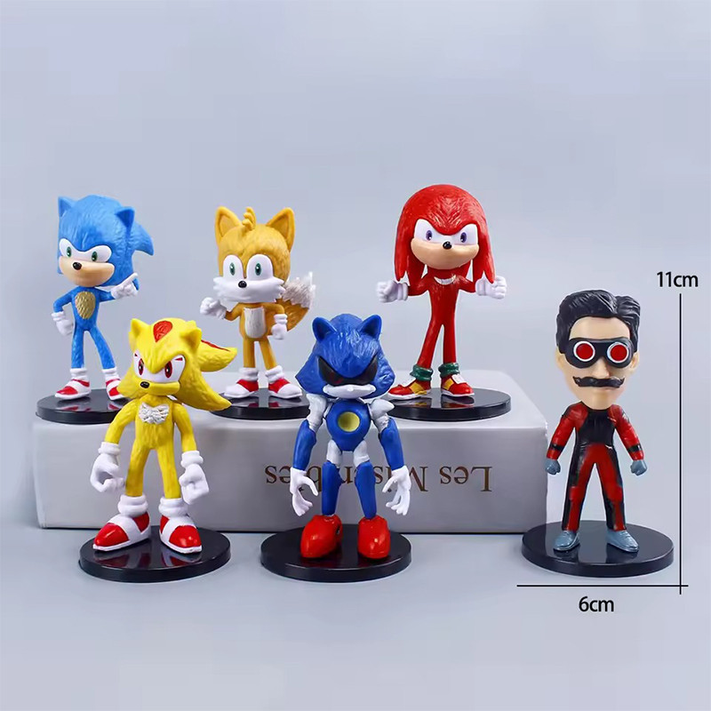فیگور مدل sonic مجموعه 6 عددی