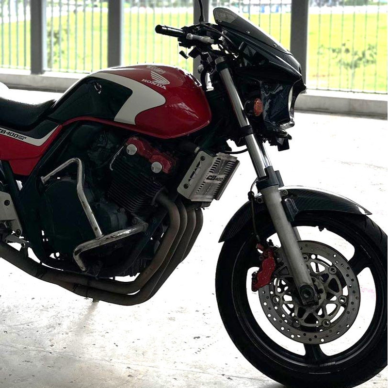 گارد محافظ رادیاتور موتور سیکلت موتو ایزی مدل 400 مناسب برای هوندا cb400