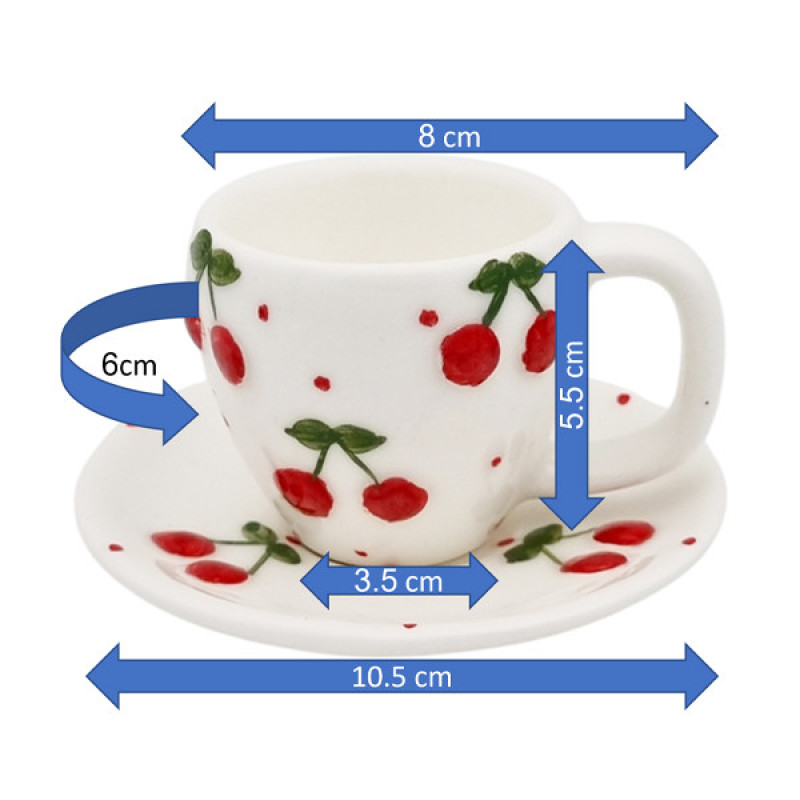 سرویس قهوه خوری 9 پارچه مناسب برای 2 نفره مدل اشکان کد 2424P9xalb