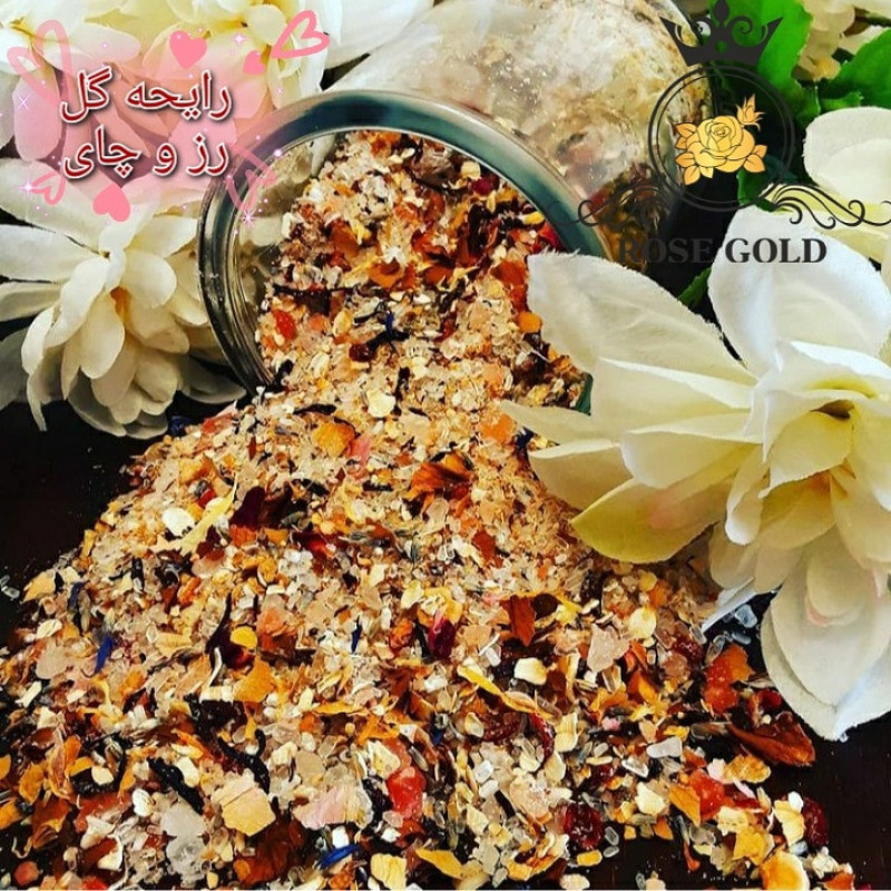 نمک حمام رز گلد مدل Star Mix 6 وزن 1500 گرم