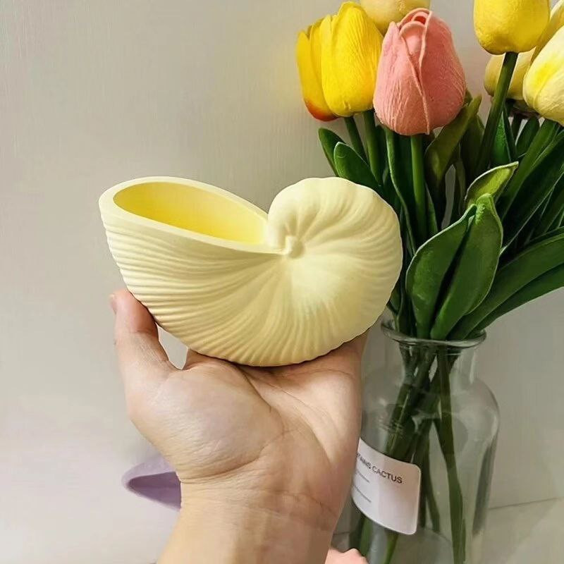ظروف هفت سین طرح صدف حلزونی مجموعه 6 عددی