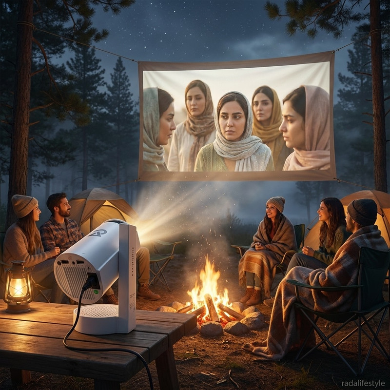 ویدئو پروژکتور هوشمند رادا لایف استایل مدل PX-07 با رزولوشن 720P