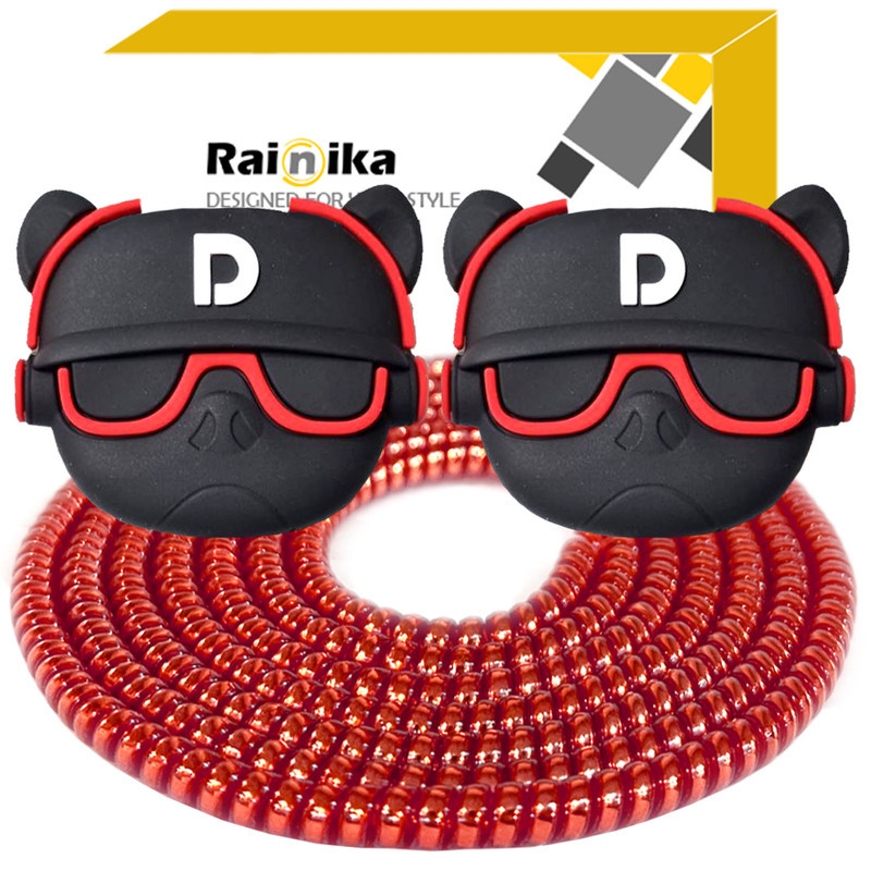 محافظ کابل شارژر و هندزفری رینیکا مدل Dog AAA 03 مجموعه 3 عددی