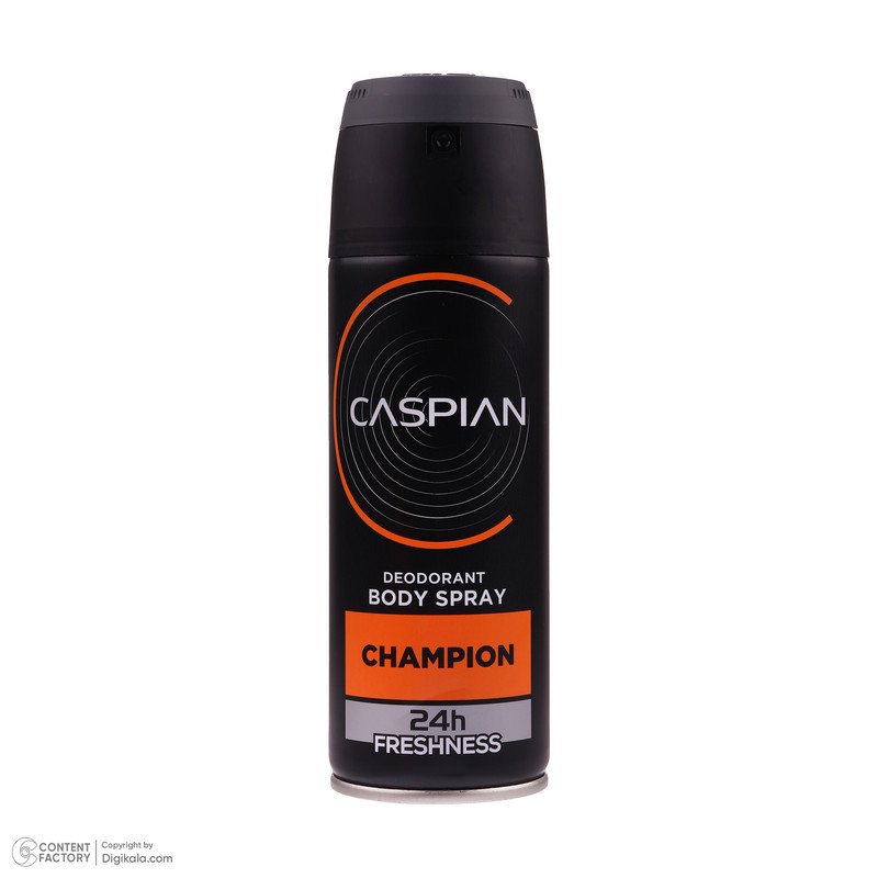 اسپری دئودورانت بدن مردانه کاسپین مدل CHAMPION حجم 150 میلی لیتر