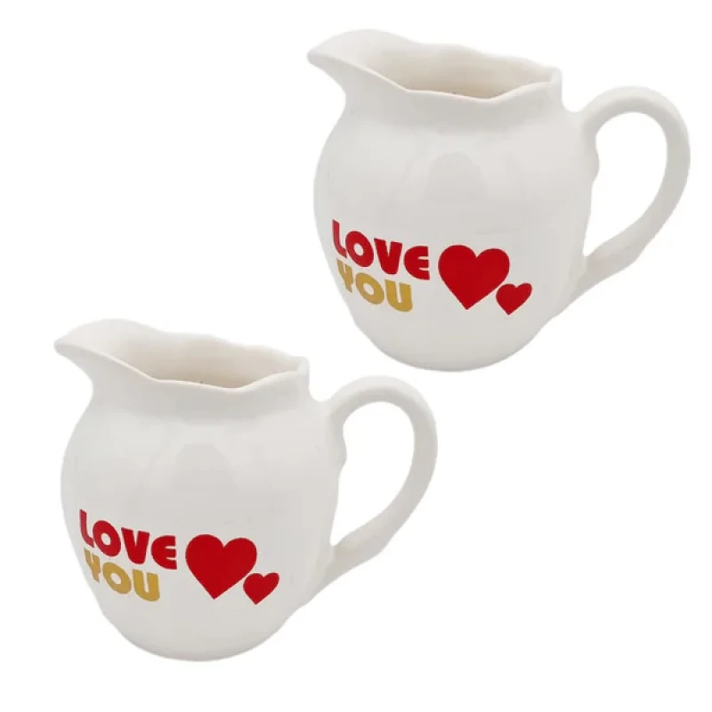 آبلیموخوری مدل خمره ای کد 27163xloveyou مجموعه دو عددی
