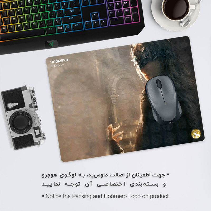 ماوس پد هومرو مدل A6491 طرح بازی دارک سولز