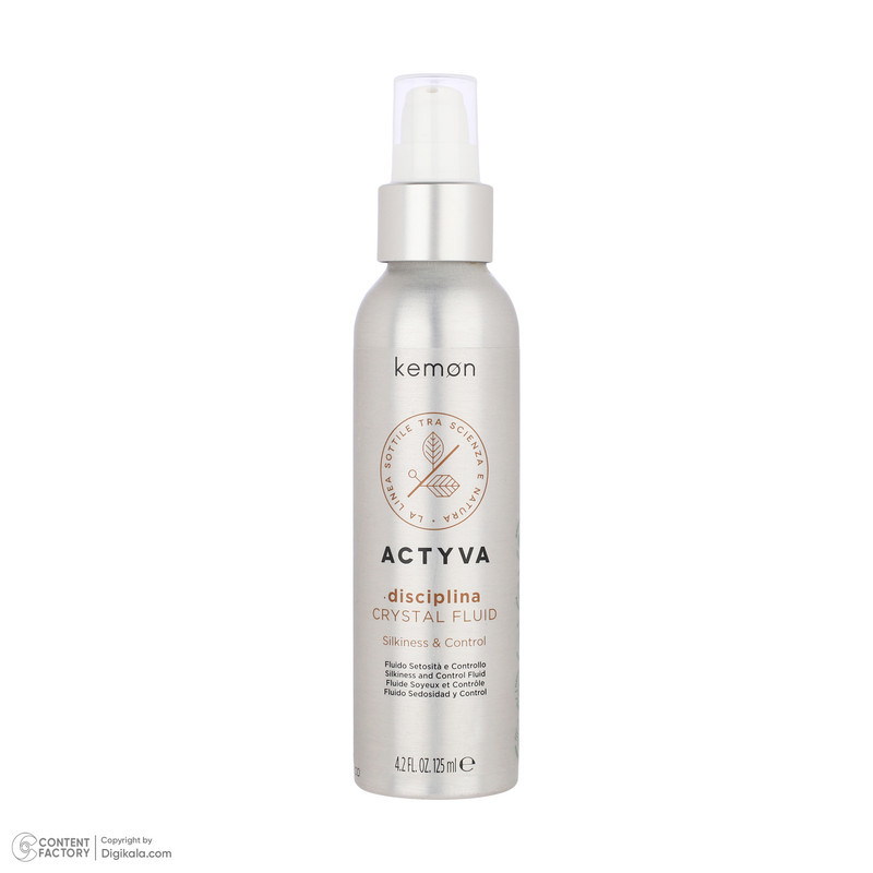 ژل مو کمون مدل actyva disciplina crystal fluid حجم 125 میلی‌لیتر