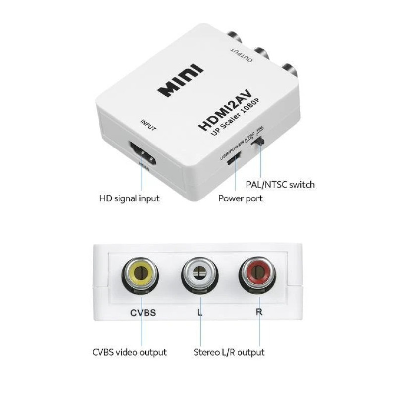 مبدل HDMI به AV ایکس فورتک مدل MINI