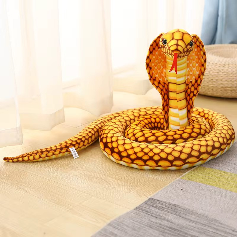 عروسک طرح مار کبری کد JI110 طول 250 سانتی‌متر