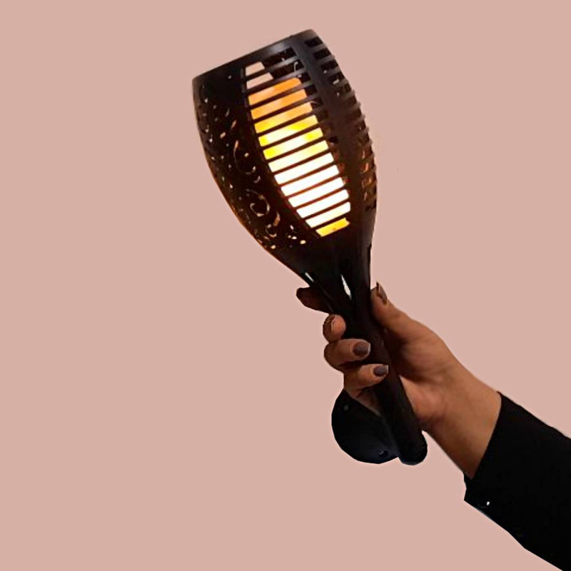 چراغ پارکی خورشیدی زمینی و دیواری مدل مشعل XF-6006