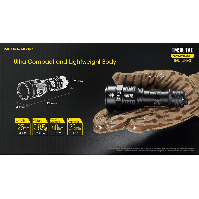چراغ قوه دستی نایت کر مدل TM9K TAC9800