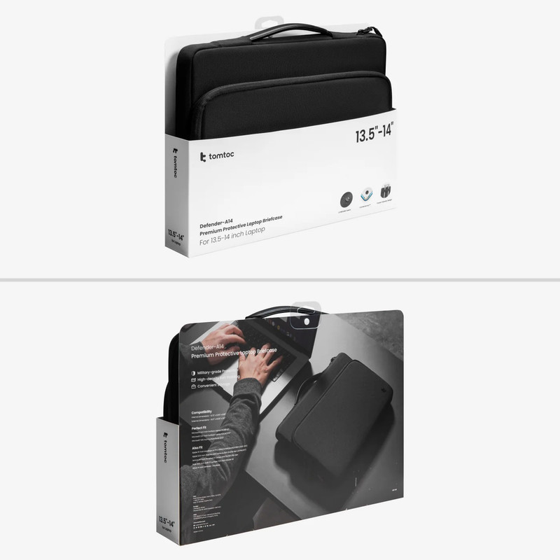 کیف لپ تاپ تام تاک مدل Defender-A14 Premium مناسب برای لپ تاپ 13.5 تا 14 اینچی