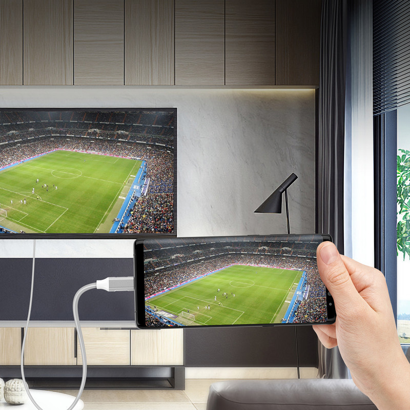 کابل تبدیل USB-C به HDMI لنشن مدل CU-707H-3M NA 4K 60HZ طول 3 متر