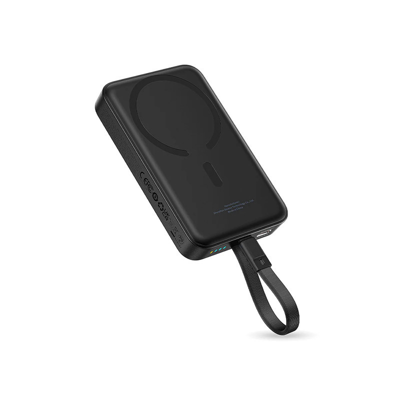 پاوربانک بیسوس مدل Magnetic & Cable 30W با ظرفیت 10000 میلی آمپر ساعت