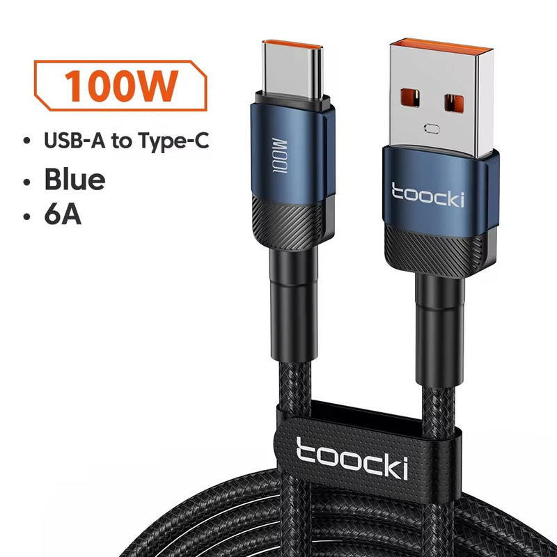کابل تبدیل USB به USB-C توکی مدل 100W TQ-X12 طول 1 متر